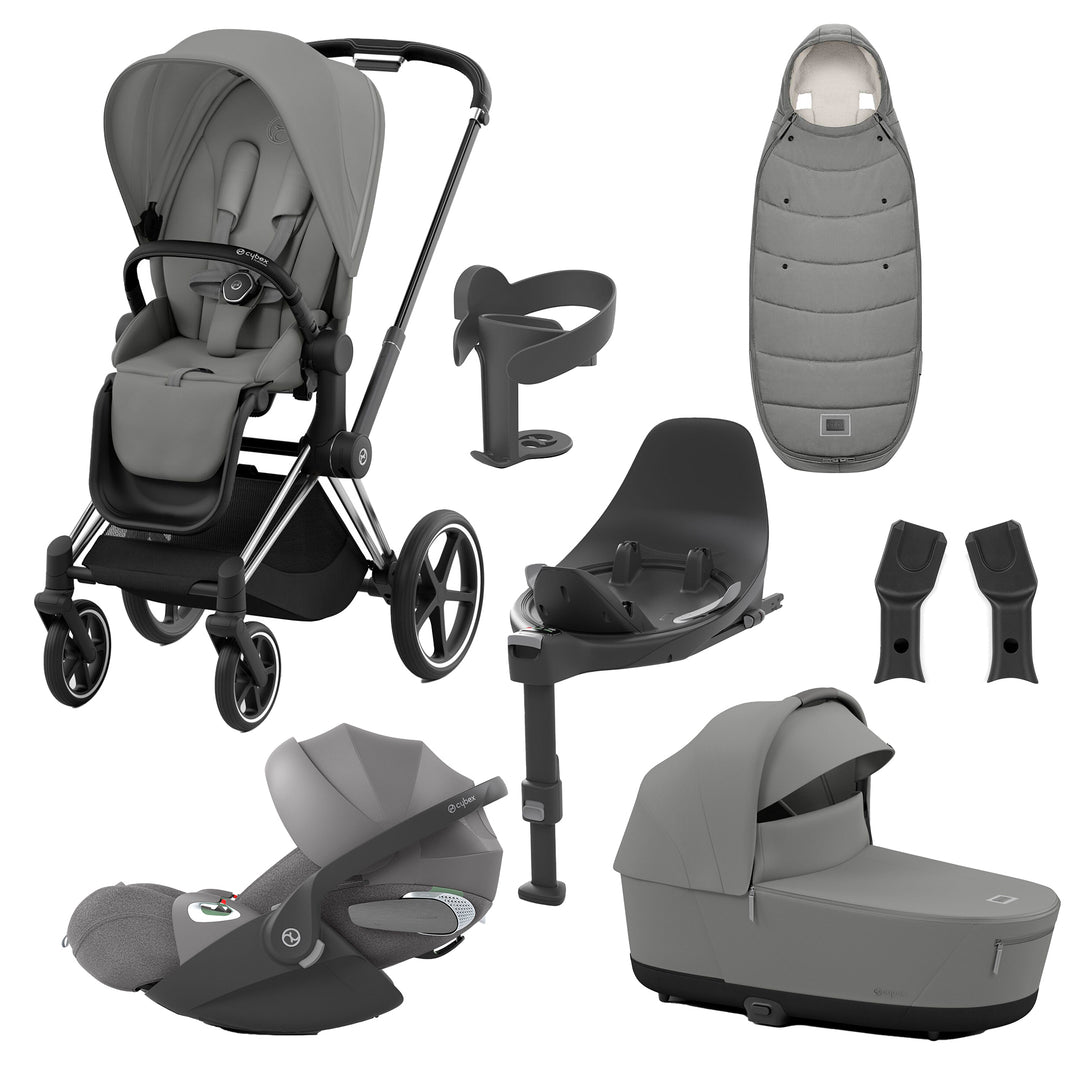 Cybex Priam 8 Piece Travel System with Cloud T Plus