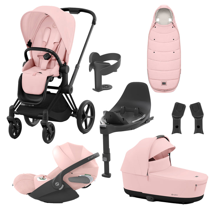 Cybex Priam 8 Piece Travel System with Cloud T Plus & Base
