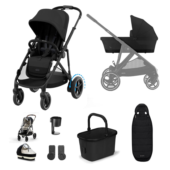 Cybex e-Gazelle S Stroller 9 Piece Bundle