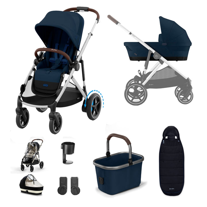 Cybex e-Gazelle S Stroller 9 Piece Bundle