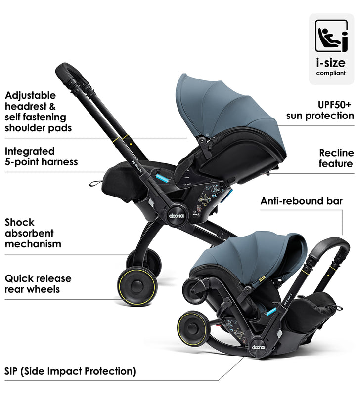 Doona X i-Size Infant Car Seat Stroller