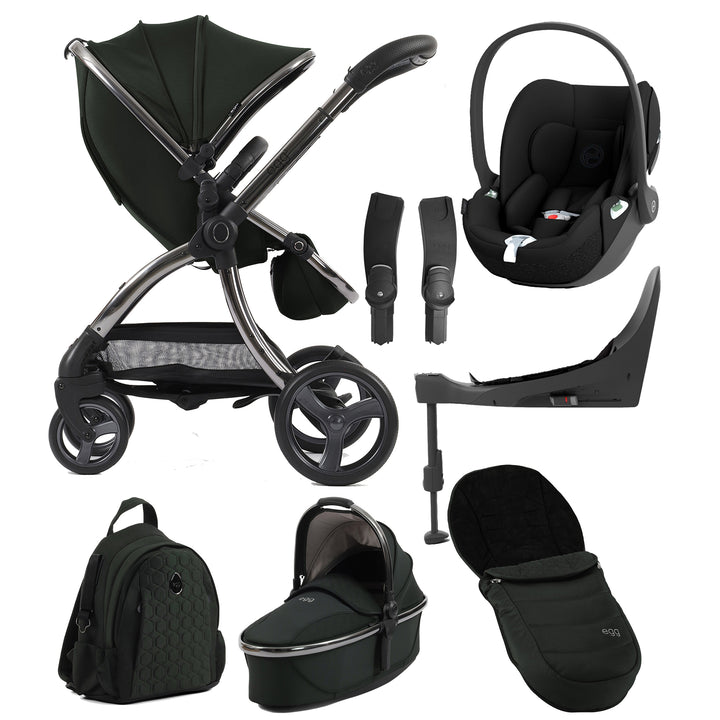 Egg 3 8-Piece Travel System with Cybex Cloud T Car Seat & Base