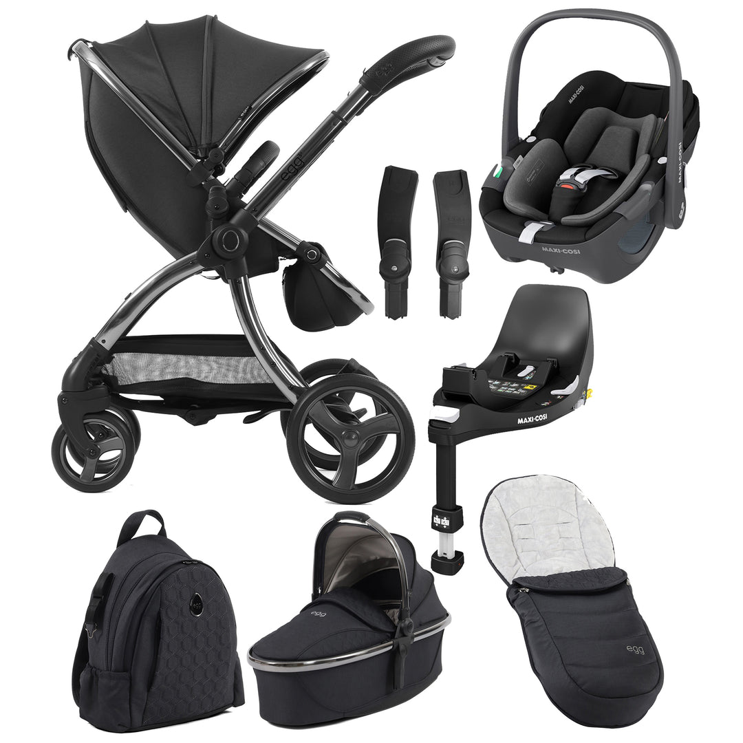 Egg 3 8-Piece Travel System with Maxi Cosi Pebble 360 Pro & Base