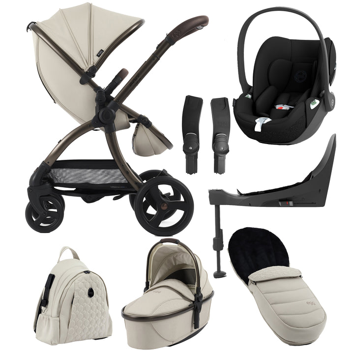 Egg 3 8-Piece Travel System with Cybex Cloud T Car Seat & Base