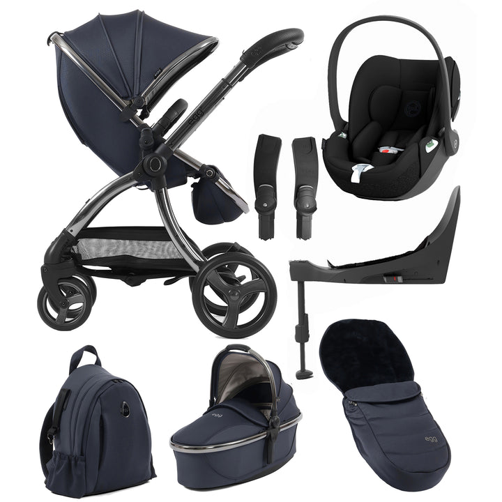 Egg 3 8-Piece Travel System with Cybex Cloud T Car Seat & Base