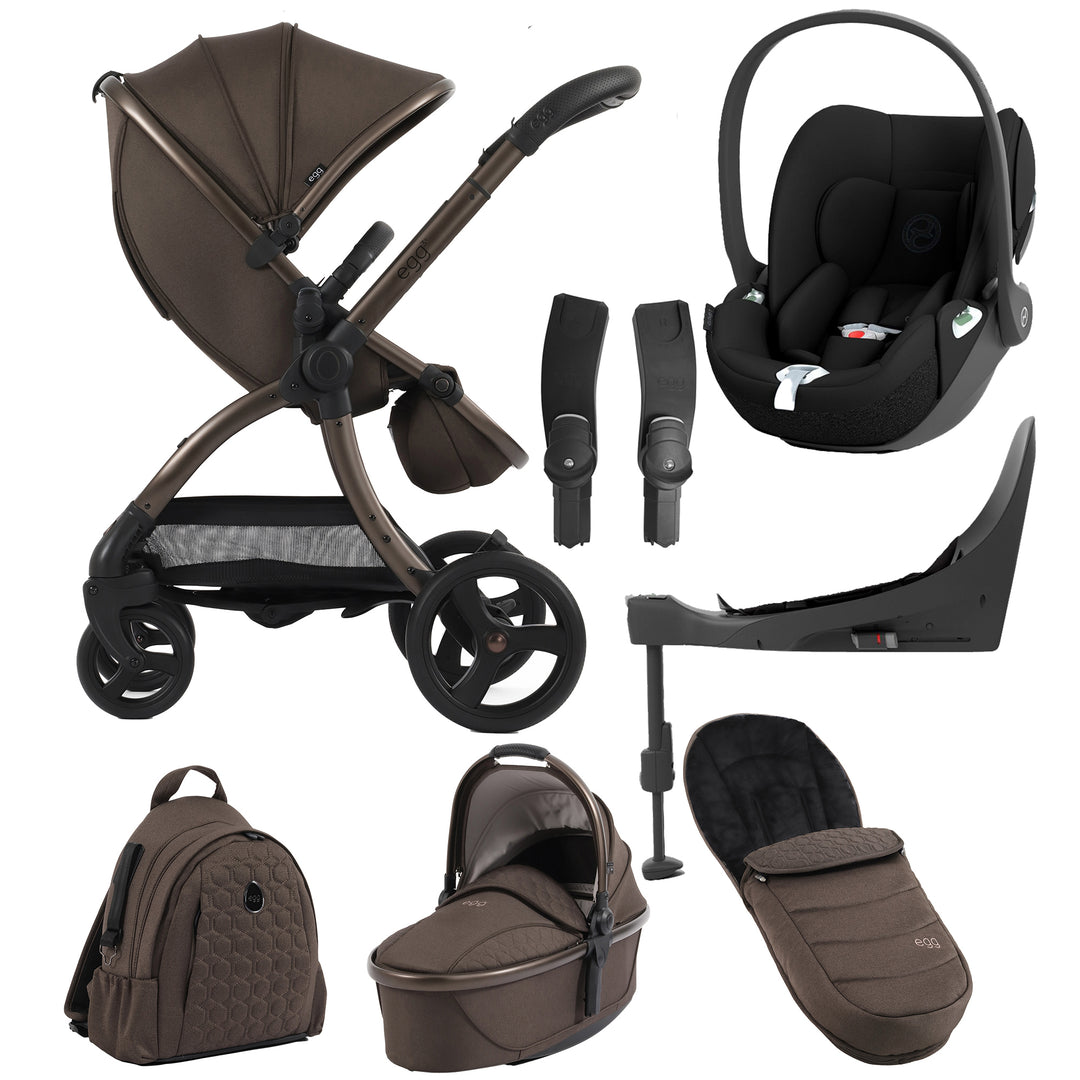 Egg 3 8-Piece Travel System with Cybex Cloud T Car Seat & Base