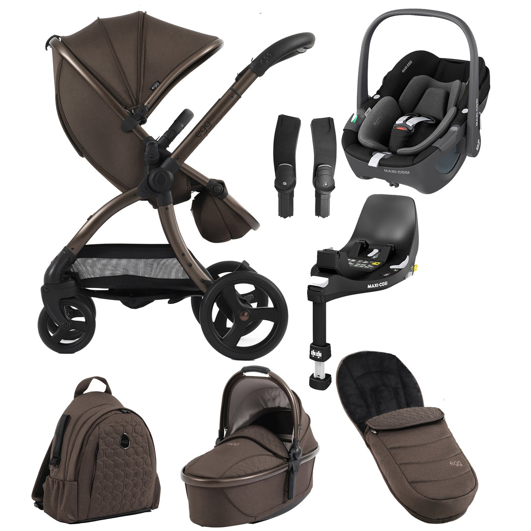 Egg 3 8-Piece Travel System with Maxi Cosi Pebble 360 Pro & Base