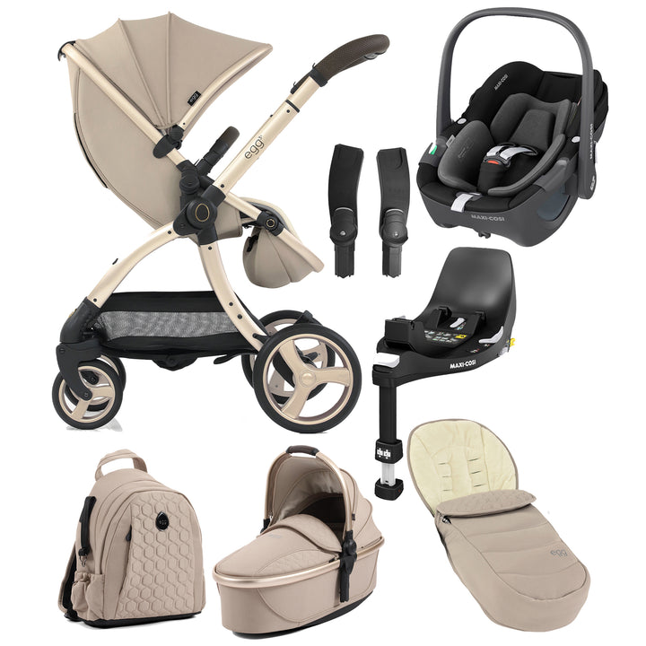 Egg 3 8-Piece Travel System with Maxi Cosi Pebble 360 Pro & Base