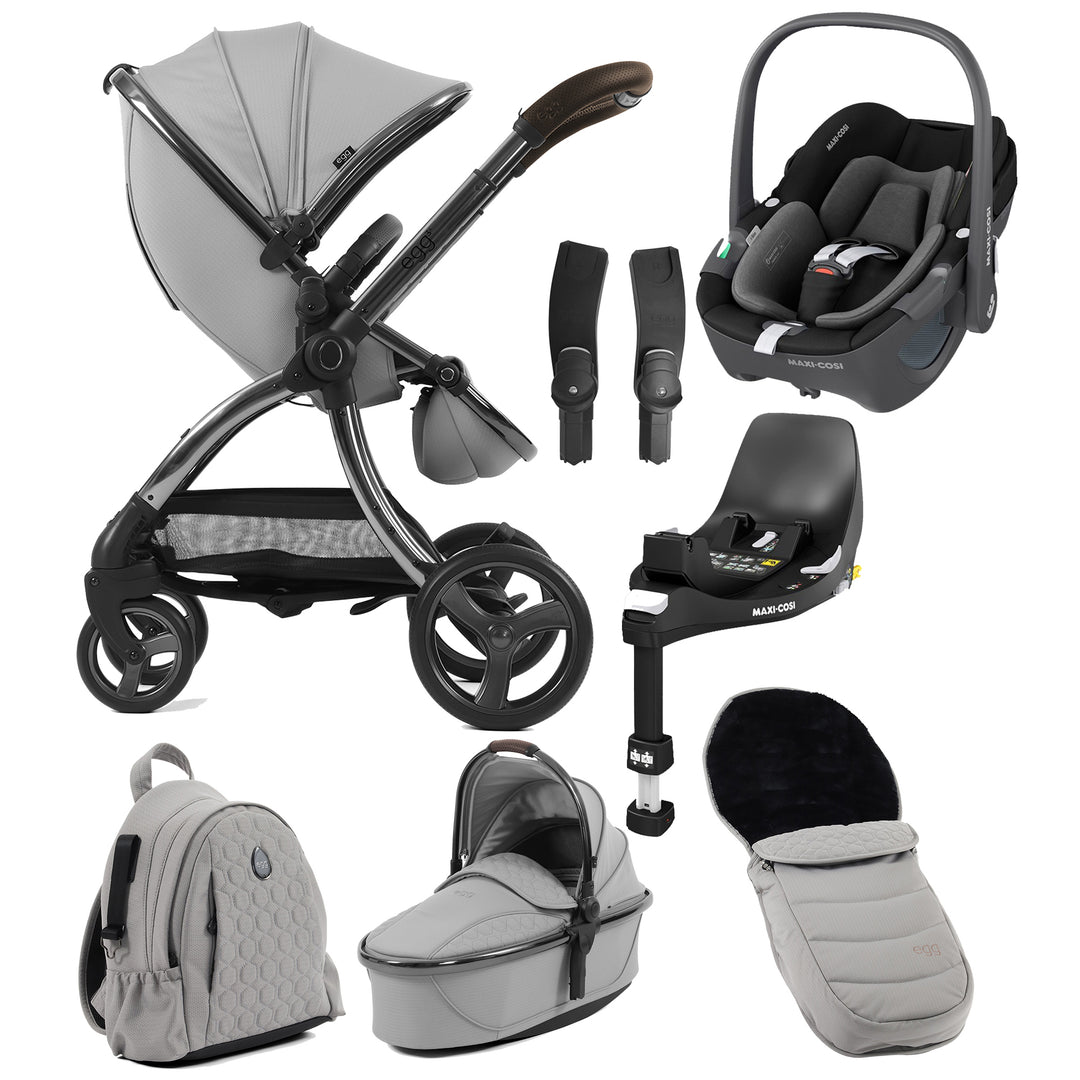 Egg 3 8-Piece Travel System with Maxi Cosi Pebble 360 Pro & Base