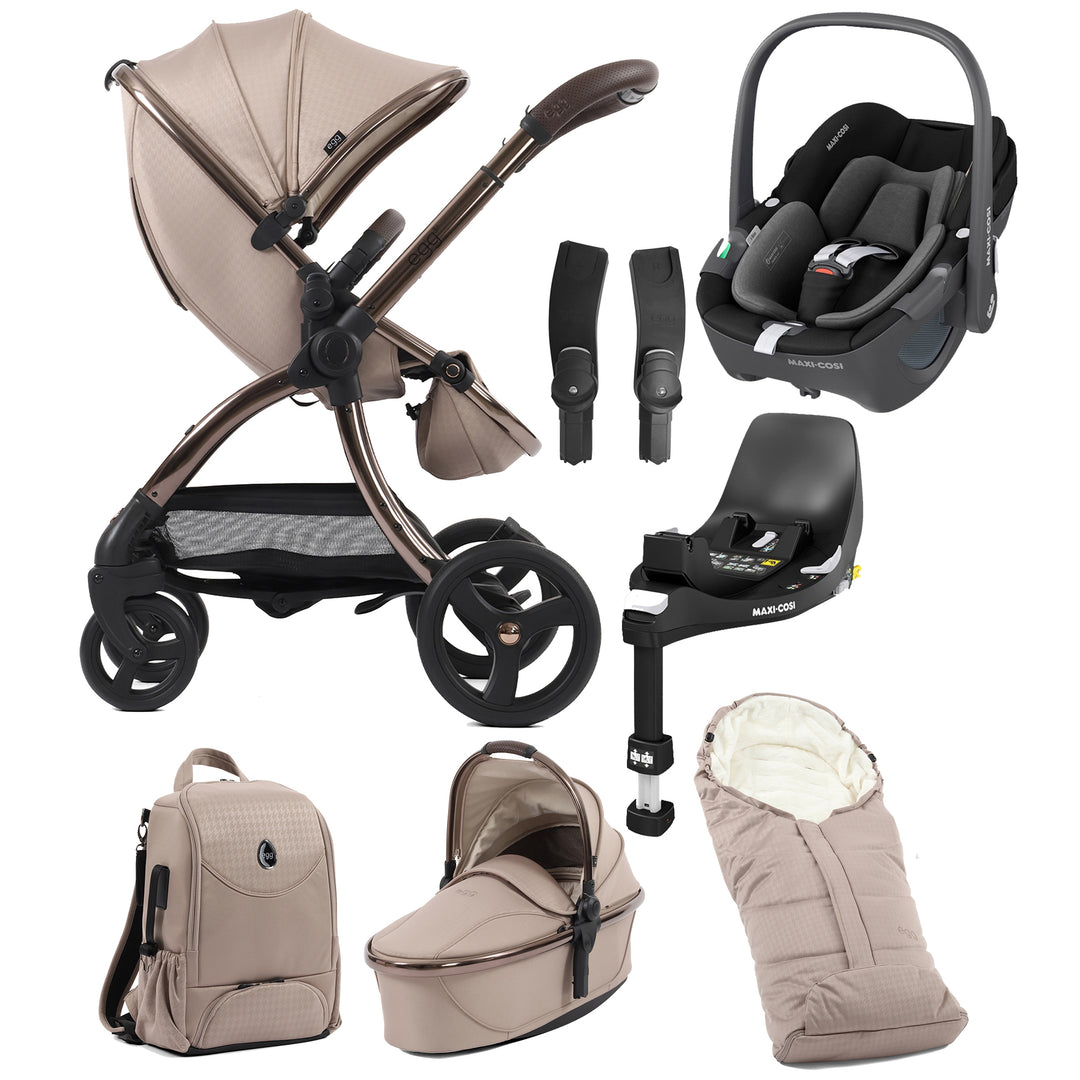 Egg 3 8-Piece Travel System with Maxi Cosi Pebble 360 Pro & Base