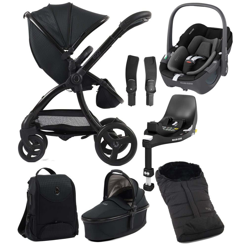Maxi Cosi Egg Jurassic Black Travel System Jurassic Grey Egg