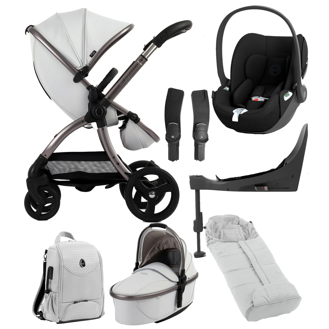 Egg 8-Piece Travel System with Cybex Cloud T Car Seat Base Special Edition