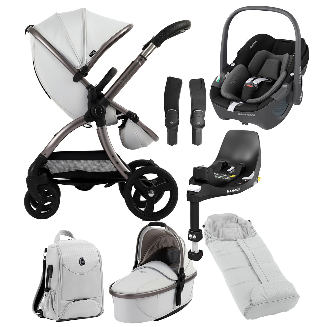 Egg 8-Piece Travel System with Maxi Cosi Pebble 360 Pro Base Special Edition