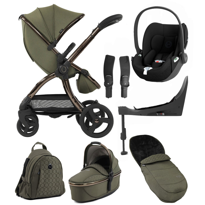 Egg 3 8-Piece Travel System with Cybex Cloud T Car Seat & Base