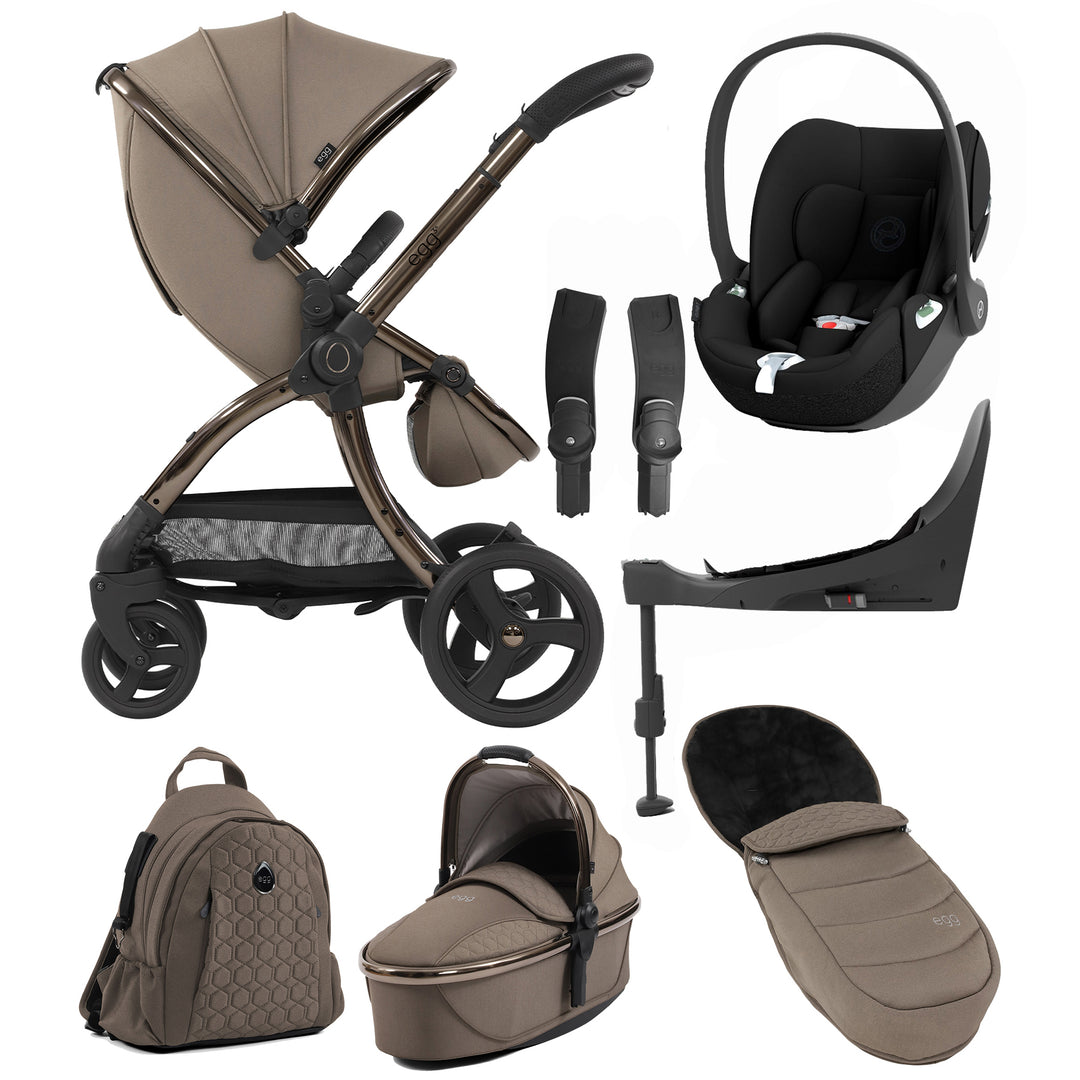 Egg 3 8-Piece Travel System with Cybex Cloud T Car Seat & Base