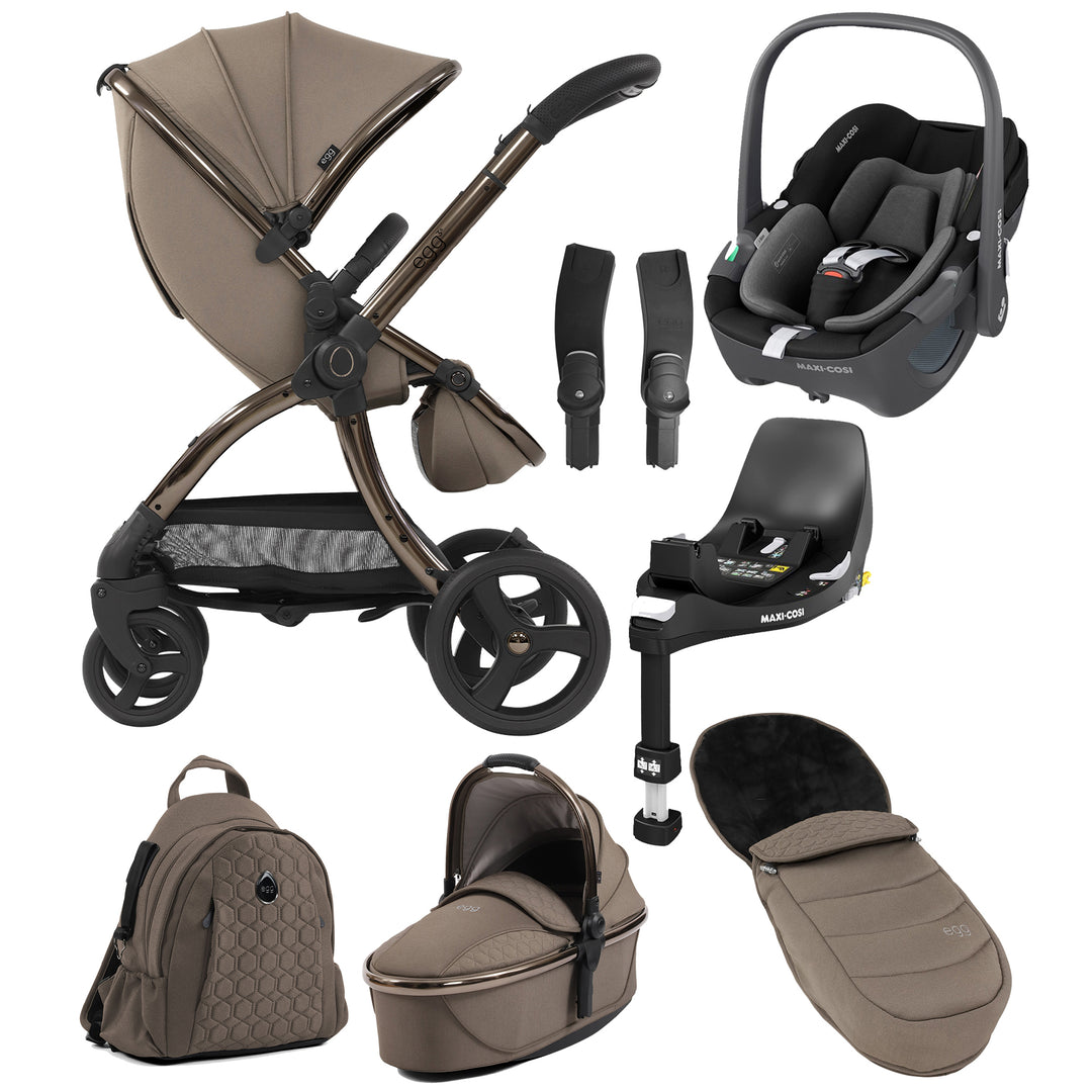 Egg 3 8-Piece Travel System with Maxi Cosi Pebble 360 Pro & Base