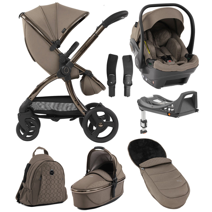 Egg 3 8-Piece Travel System with Shell Car Seat & Base