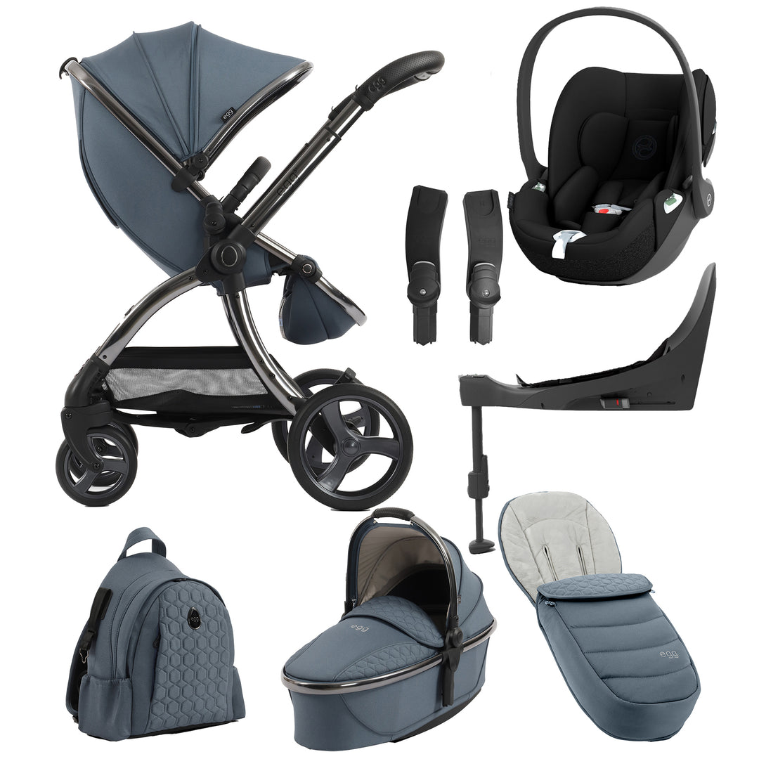 Egg 3 8-Piece Travel System with Cybex Cloud T Car Seat & Base