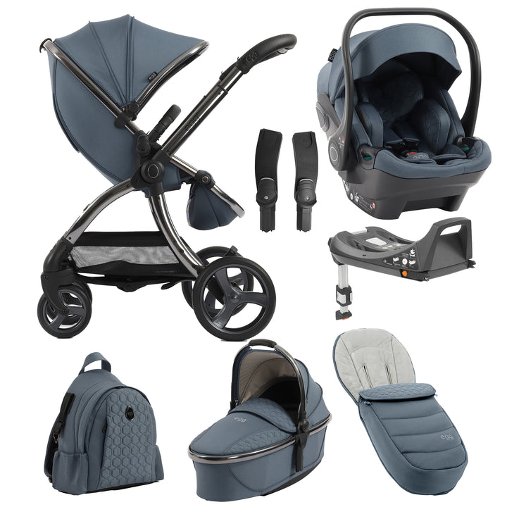 Egg 3 8-Piece Travel System with Shell Car Seat & Base