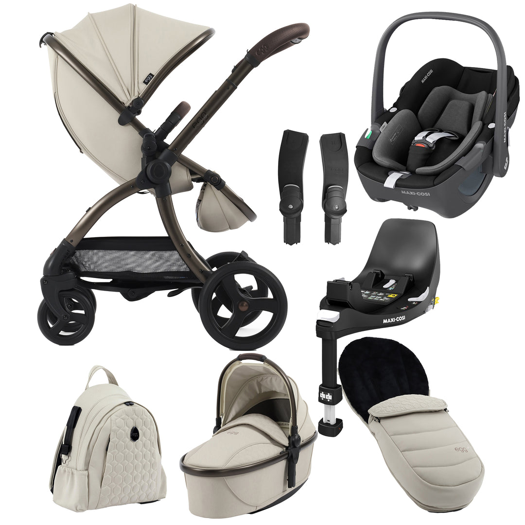 Egg 3 8-Piece Travel System with Maxi Cosi Pebble 360 Pro & Base 2026