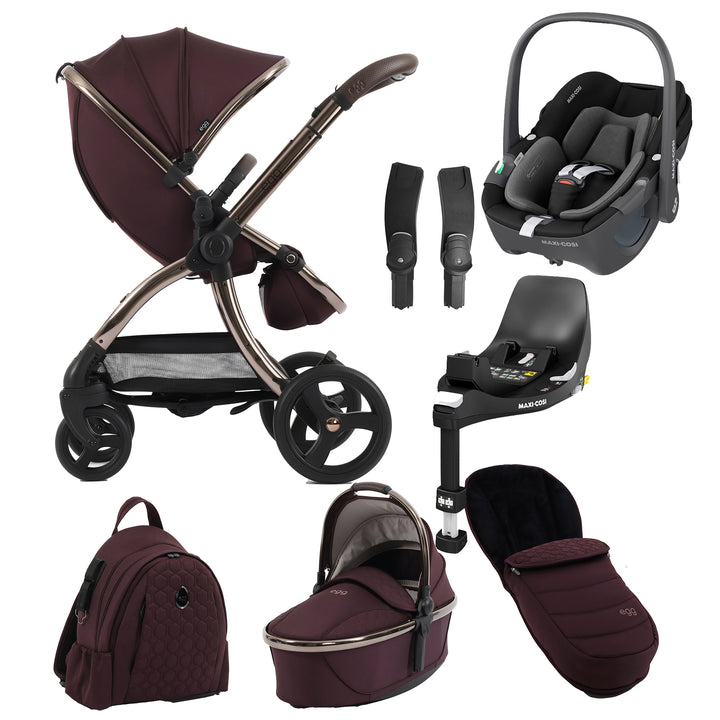 Egg 3 8-Piece Travel System with Maxi Cosi Pebble 360 Pro & Base