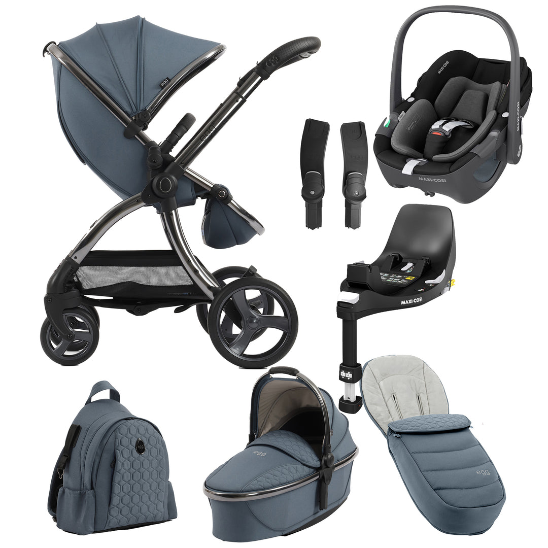Egg 3 8-Piece Travel System with Maxi Cosi Pebble 360 Pro & Base 2026