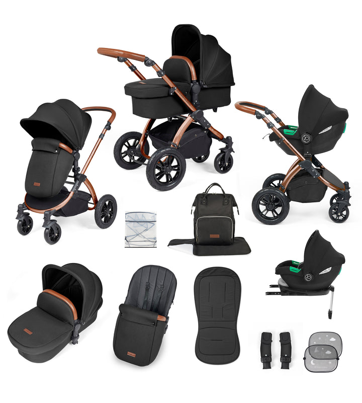 Ickle bubba Stomp Lux Bronze Chassis 3 in 1 Travel System
