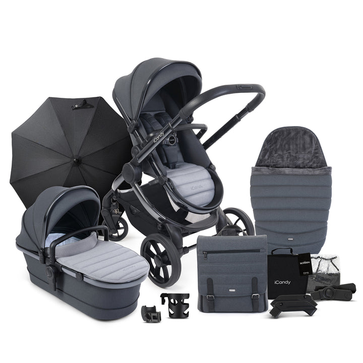 iCandy Peach 7 Pushchair and Carrycot Complete Bundle