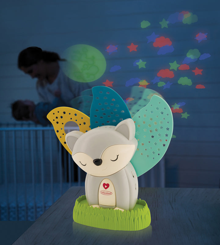 Infantino 2-In-1 Fox Night Light And Projector