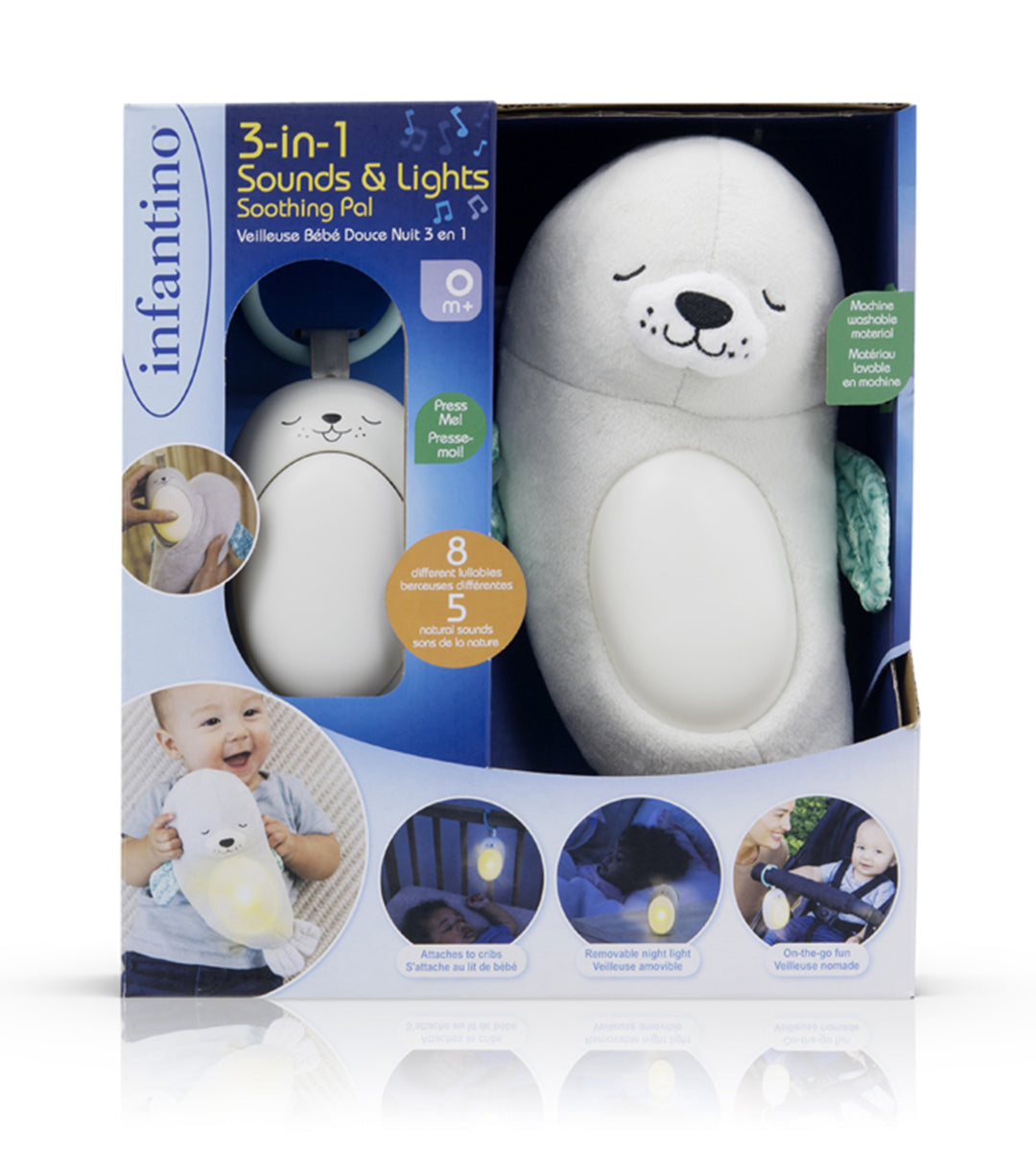 Infantino 3-In-1 Sounds & Lights Soothing Pal