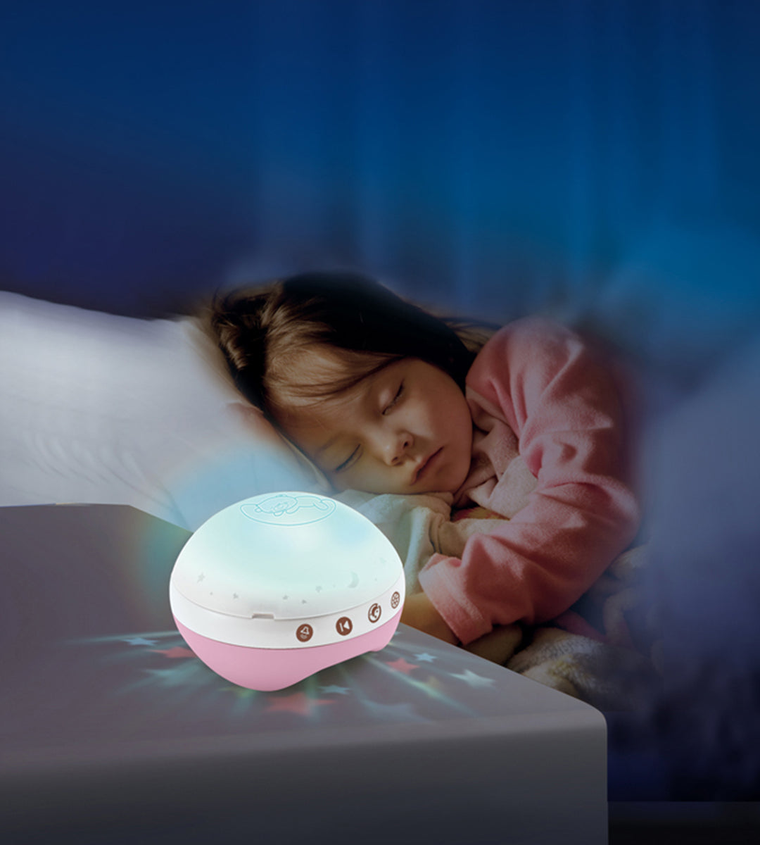 Infantino 3 in 1 Projector Musical Mobile - Pink