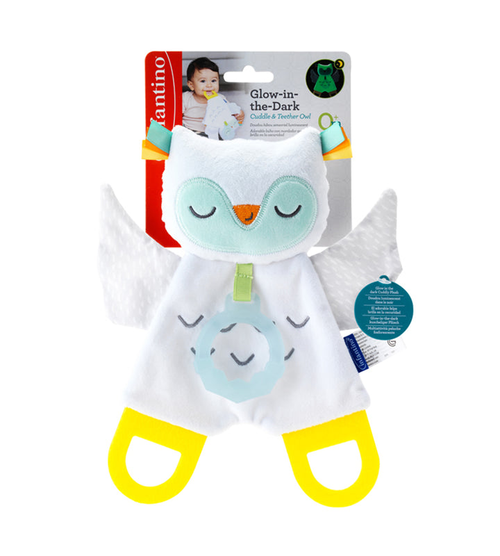 Infantino Glow-In-The-Dark Cuddly Pal With Teether