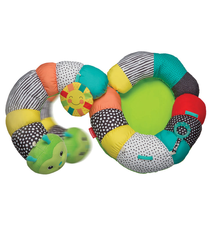 Infantino Prop-A-Pillar Tummy Time & Seated Support - Caterpillar