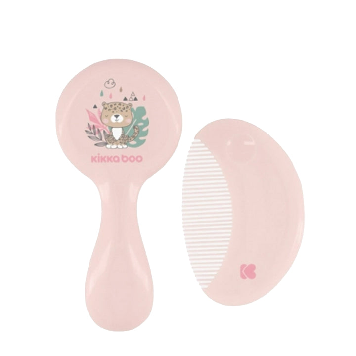 Kikka Boo Comb and Brush with Natural Bristles