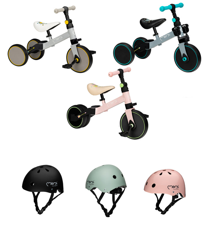 Momi Loris Push Along Trike and Helmet