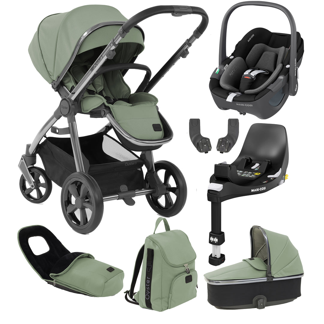 Babystyle Oyster 3 with Maxi Cosi Pebble 360 Pro - Luxury Bundle