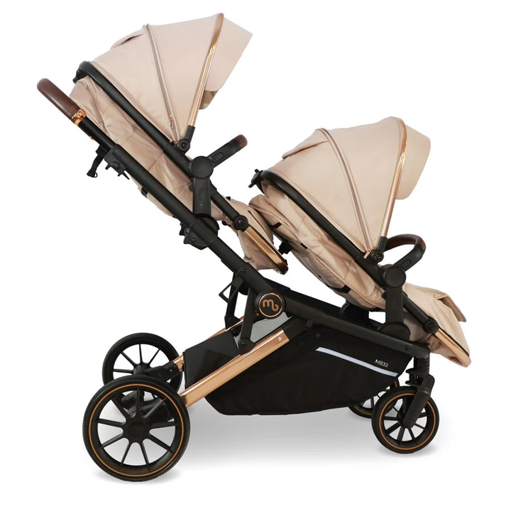 My Babiie Tandem Stroller with Car Seat - MB33