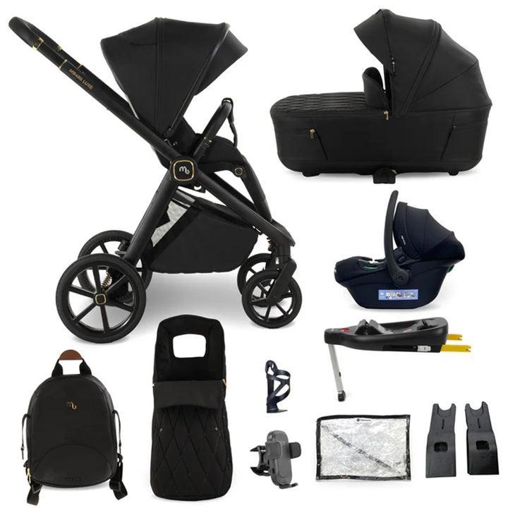 My Babiie 3 in 1 Pushchair, Carrycot, Car Seat & Base - MB450 Luxe