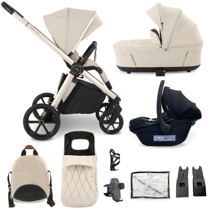 My Babiie 3 in 1 Pushchair, Carrycot & Car Seat - MB450 Luxe