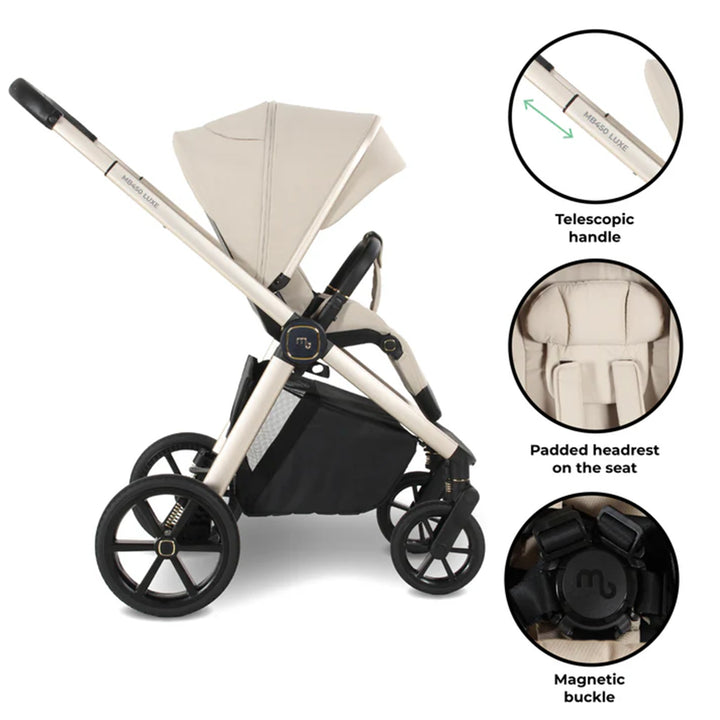 My Babiie 2 in 1 Pushchair & Carrycot - MB450 Luxe