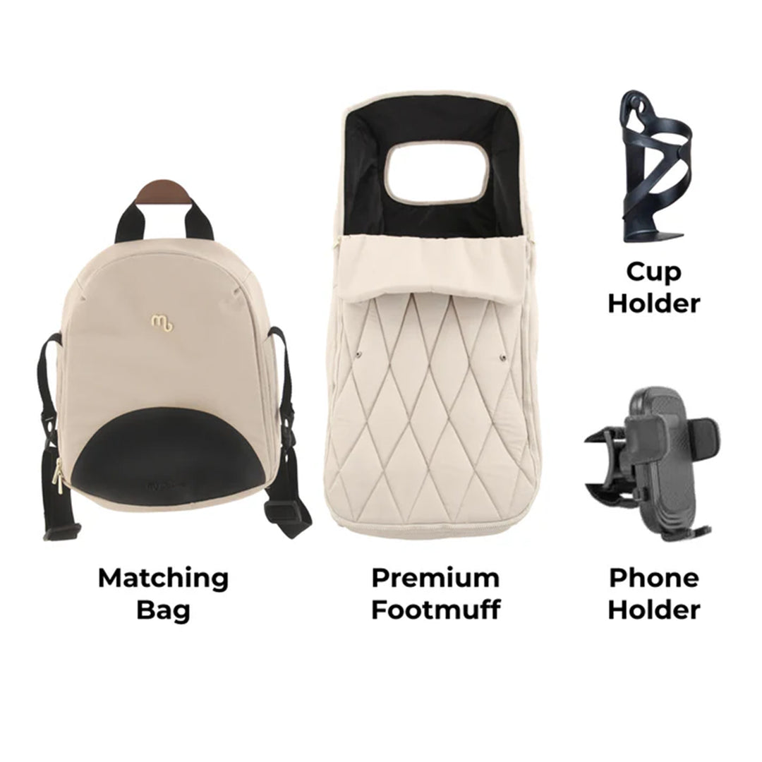 My Babiie 2 in 1 Pushchair & Carrycot - MB450 Luxe