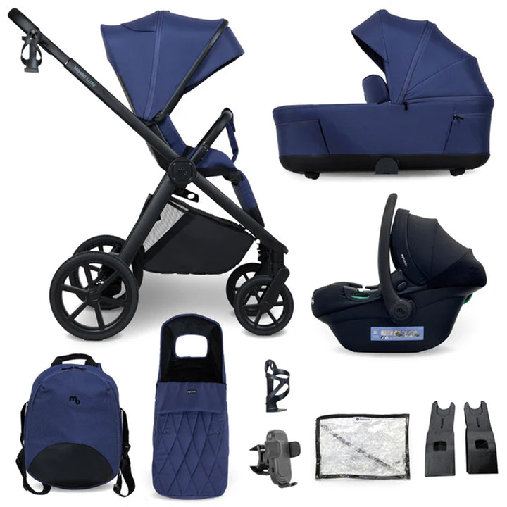 My Babiie 3 in 1 Pushchair, Carrycot & Car Seat - MB450 Luxe