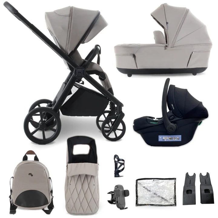 My Babiie 3 in 1 Pushchair, Carrycot & Car Seat - MB450 Luxe