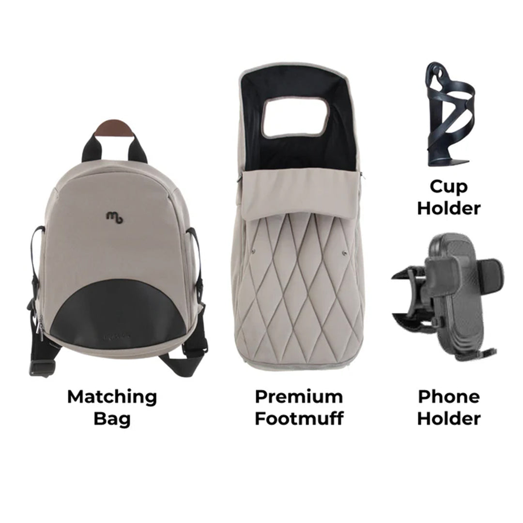 My Babiie 2 in 1 Pushchair & Carrycot - MB450 Luxe