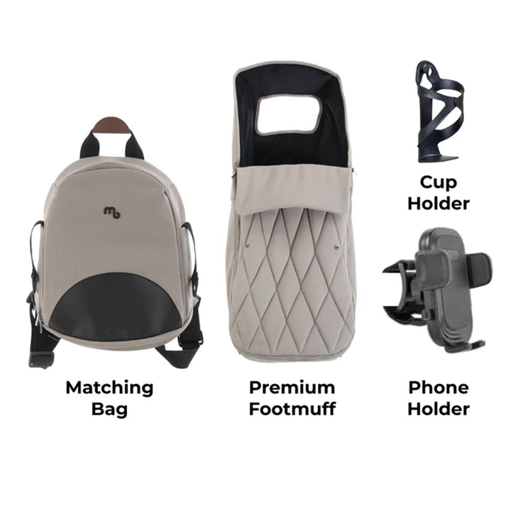 My Babiie 2 in 1 Pushchair & Carrycot - MB450 Luxe