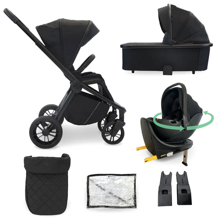 My Babiie 3 in 1 Travel System with 360 Car Seat & Base - MB450i