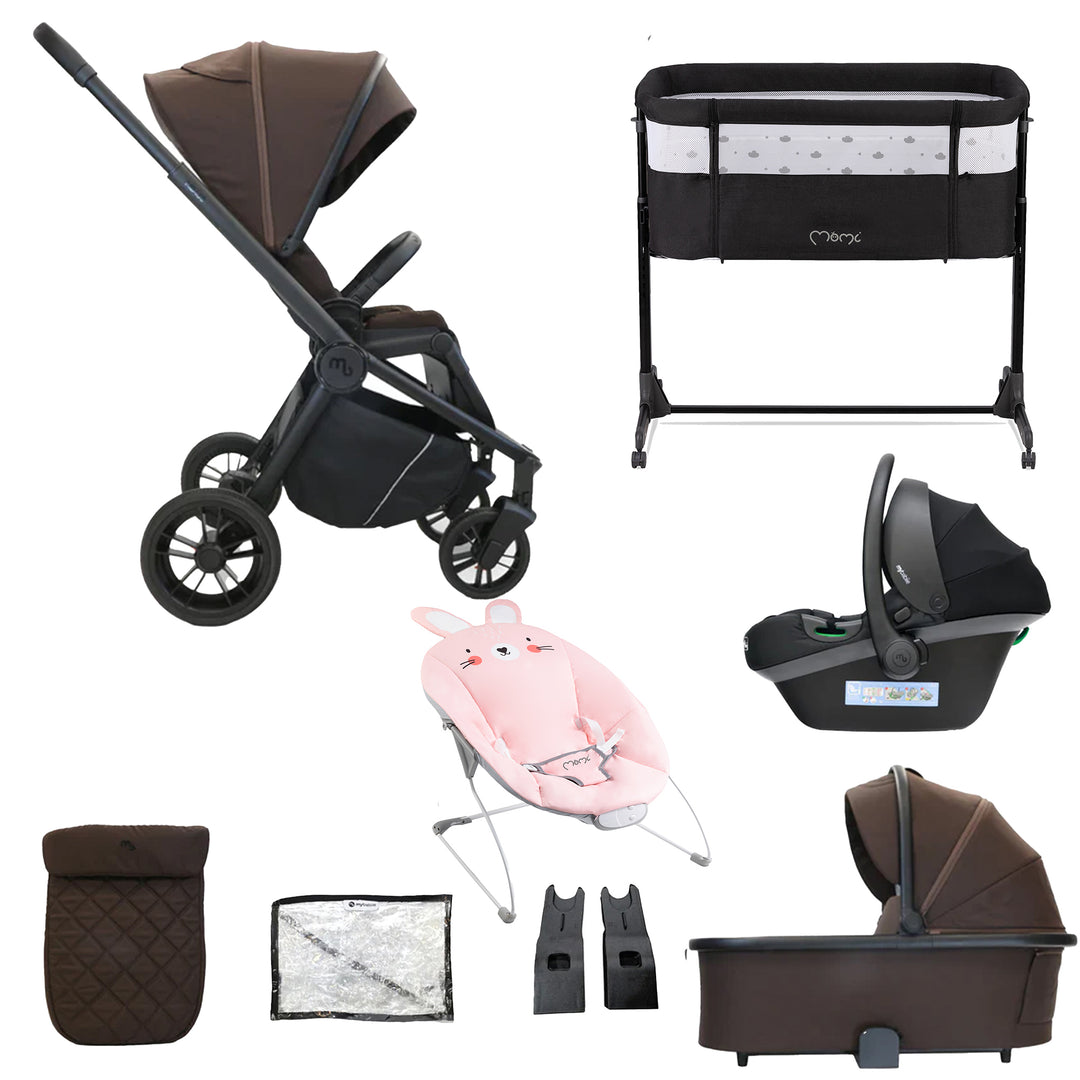 My Babiie 3 in 1 Travel System with Car Seat, Crib & Bouncer - MB450i