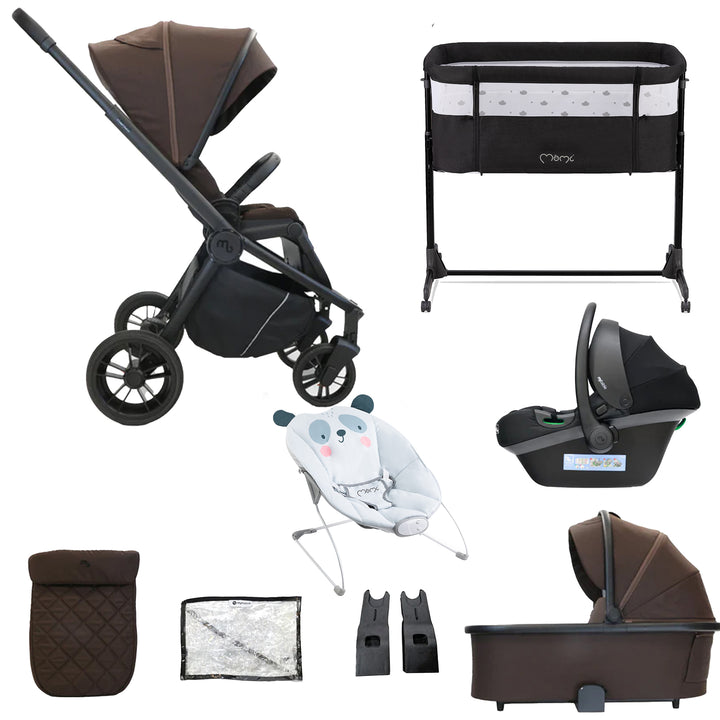 My Babiie 3 in 1 Travel System with Car Seat, Crib & Bouncer - MB450i