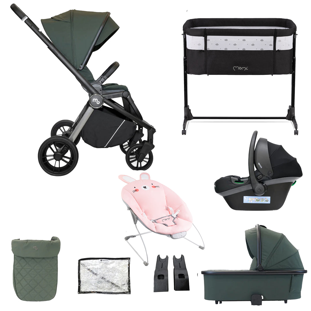 My Babiie 3 in 1 Travel System with Car Seat, Crib & Bouncer - MB450i