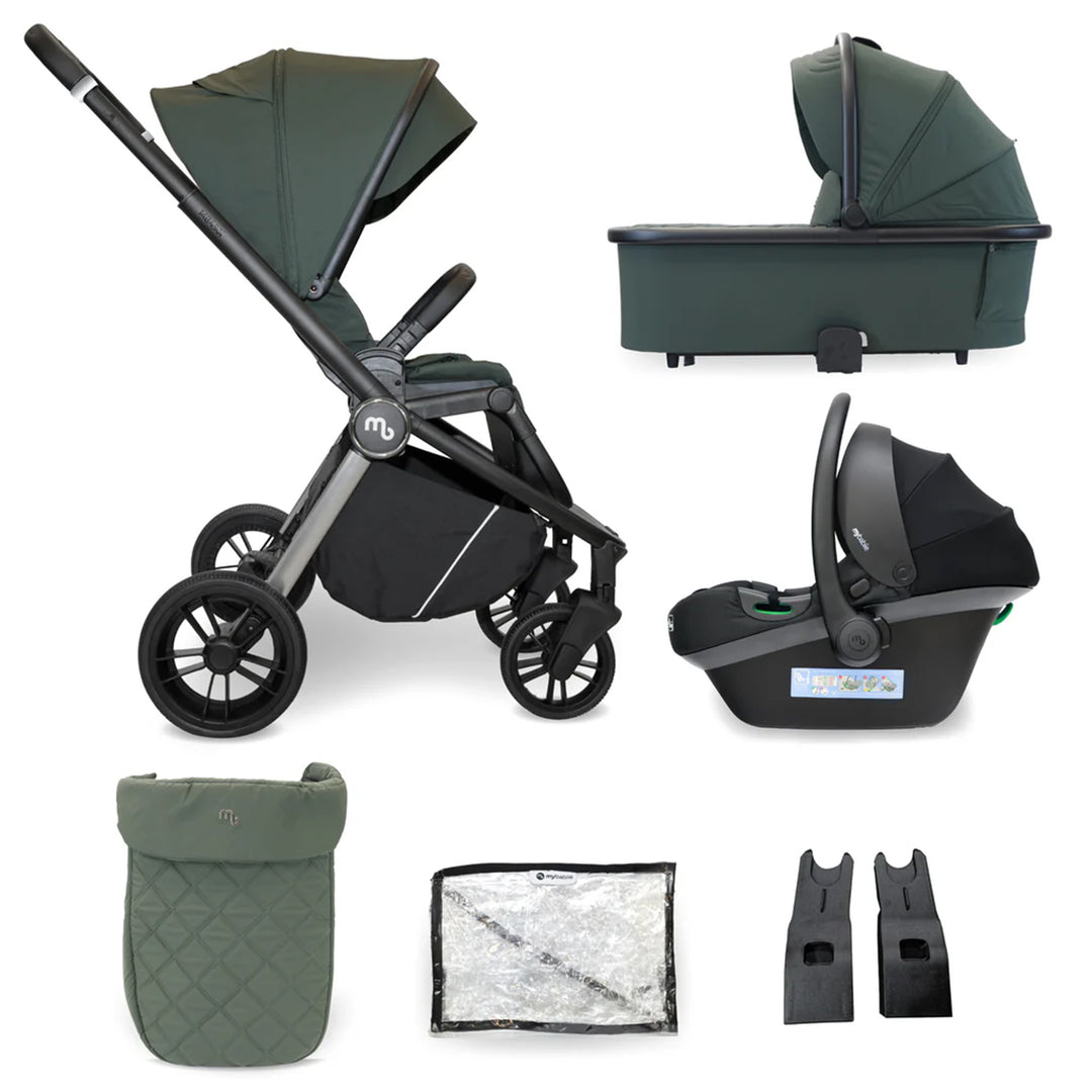 My Babiie 3 in 1 Pushchair, Carrycot & Car Seat - MB450i